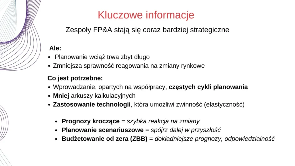 zespoły fp&a stają się coraz bardziej strategiczne