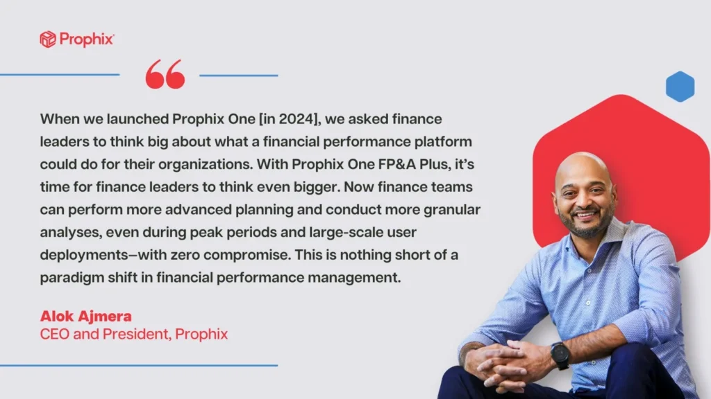 Prophix One FP&A Plus - Alok